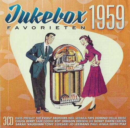 3 CD box " Jukebox favorieten 1959 ", CD & DVD, CD | Compilations, Enlèvement ou Envoi