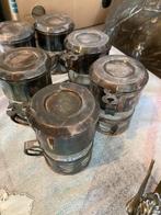 Dur o Bor - Verzilverde koffiezet tassen met filter 6st, Antiquités & Art, Antiquités | Services (vaisselle) pièces, Enlèvement