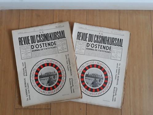 CASINO KURSAAL D’OSTENDE – Tijdschriften uit 1939 (18 nummer, Verzamelen, Tijdschriften, Kranten en Knipsels, Krant, Ophalen of Verzenden