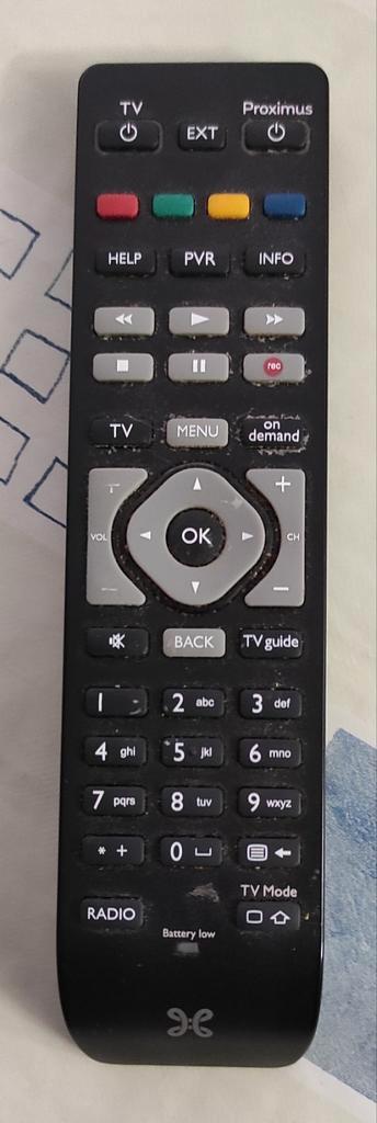 Proximus afstandsbediening - (# 3), Audio, Tv en Foto, Afstandsbedieningen, Zo goed als nieuw, Origineel, Ophalen