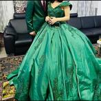 avondjurk, Kleding | Dames, Gelegenheidskleding, Galajurk, Zo goed als nieuw, Groen, Ophalen