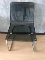 2 Transparante Ikea stoelen 'Tobias', Huis en Inrichting, Ophalen, Overige materialen, Gebruikt, Twee
