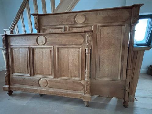 Antiek bed 120/200, Antiek en Kunst, Antiek | Meubels | Bedden, Ophalen