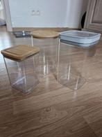 3 voorraadpotten, Huis en Inrichting, Ophalen, Zo goed als nieuw