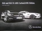 Mercedes SLK & 55 AMG CarbonLook Edition 2014 Brochure, Boeken, Verzenden, Mercedes