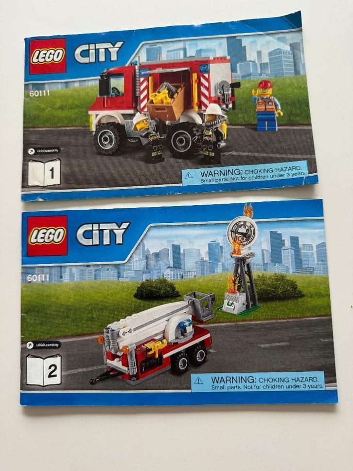 LEGO City - Brandweer hulpvoertuig - 60111, Kinderen en Baby's, Speelgoed | Duplo en Lego, Gebruikt, Lego, Complete set, Ophalen