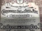 Action charbonnages Mons, Timbres & Monnaies