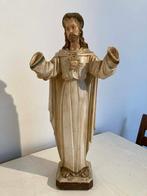 Beeld Heilig Hart van Jezus (53 cm), Antiek en Kunst, Antiek | Religieuze voorwerpen, Ophalen