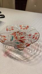 Kristallen schaal, Huis en Inrichting, Woonaccessoires | Dienbladen, Ophalen of Verzenden, Zo goed als nieuw, Rond, Overige materialen