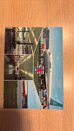 Vintage ansichtkaart Luxembourg Airport – Luxair – ca. 1965, Boeken, Ophalen, Zo goed als nieuw