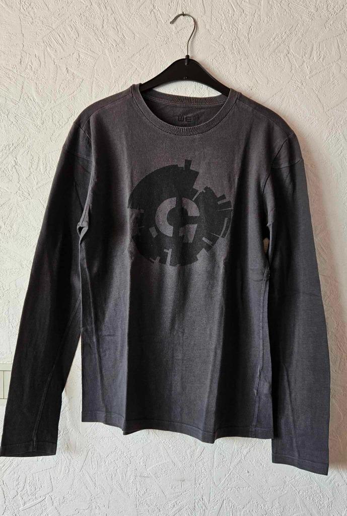 T-shirt longues manches homme WE taille M, Kleding | Heren, Truien en Vesten, Gedragen, Maat 48/50 (M), Grijs, Ophalen of Verzenden