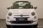 Fiat 500 C 1.2 Lounge Cabriolet NAVIGATIE, PARKEERSENSOREN &, Cabriolet, Startonderbreker, Wit, 115 g/km