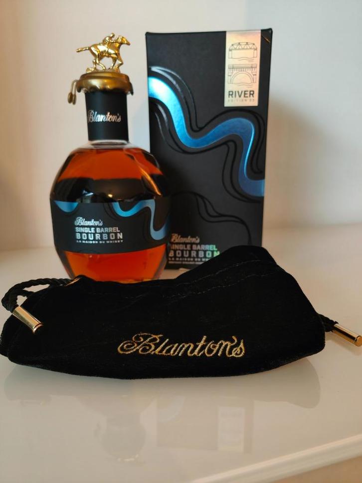 Blanton’s LMDW 2023 River Edition Barrel #19 (Rare, Unicorn), Verzamelen, Wijnen, Nieuw, Overige typen, Overige gebieden, Vol