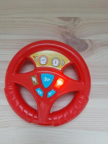 Speelgoed rood autostuur voor baby/kleuter - geluid en licht