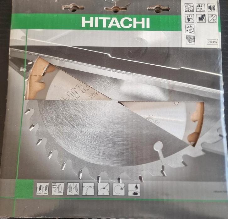 Lame de Scie Circulaire HITACHI Originale - 235mm, 24 Dents, Bricolage & Construction, Outillage | Scies mécaniques, Scie circulaire