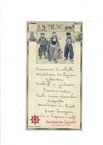 Ancien menu publicitaire, Verzamelen, Ophalen of Verzenden, Gebruikt