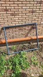 Poortje donkergrijs met slot (113 cm x 95cm), Doe-het-zelf en Bouw, Ophalen, Gebruikt
