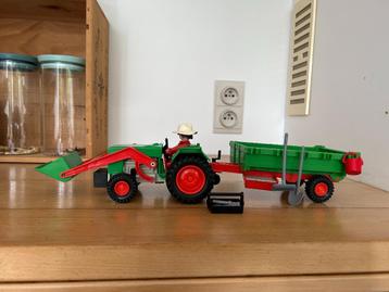 tracteur et remorque vintage playmobil