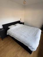 Boxspring bed 160x200cm, Huis en Inrichting, Ophalen, Gebruikt, Zwart, Tweepersoons