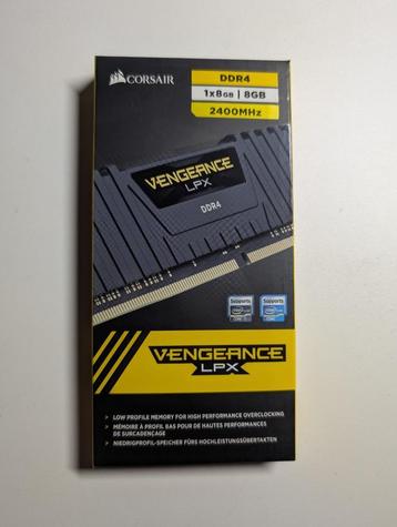 Corsair Vengeance LPX 8 Go DDR4 2400 MHz, Informatique & Logiciels, Mémoire RAM, Enlèvement ou Envoi, DDR4, 8 GB, Comme neuf