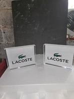 Superbe publicite lacoste plexy.bois .et autres, Verzamelen, Ophalen