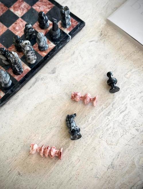 Marble chessboard, Hobby en Vrije tijd, Gezelschapsspellen | Bordspellen, Gebruikt, Ophalen