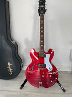 Epiphone Riviera Sparkling Burgundy met Epiphone koffer, Muziek en Instrumenten, Ophalen, Zo goed als nieuw, Epiphone