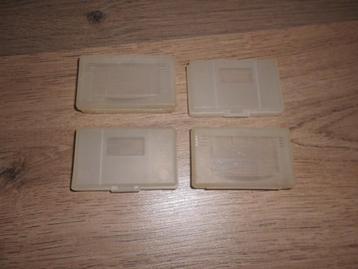 Set van 4 lege plastic hoesjes voor de Gameboy Advance-conso, Games en Spelcomputers, Verzenden