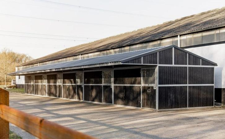 Buitenstal met 6 paardenboxen | Compleet | Op voorraad, Dieren en Toebehoren, Stalling en Weidegang, Opfok, Stalling, Weidegang