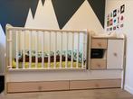 Baby/kinderbed met opbergruimte en accessoires, goede staat, Kinderen en Baby's, Ophalen, Gebruikt, 70 tot 85 cm, Matras