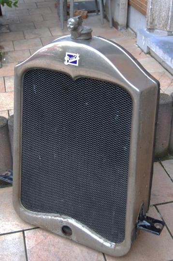 rare radiateur buick 1928 avec mascotte usa oldtimer, Enlèvement, Utilisé, Panneau publicitaire