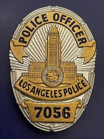 Insigne du département de police de Los Angeles du LAPD (mét