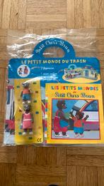 Petit Ours Brun - le petit monde du train avec figurines, Neuf