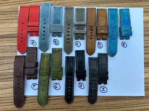 Panerai armbanden 22x22, Handtassen en Accessoires, Horloges | Heren, Gebruikt, Polshorloge, Overige merken, Ophalen of Verzenden