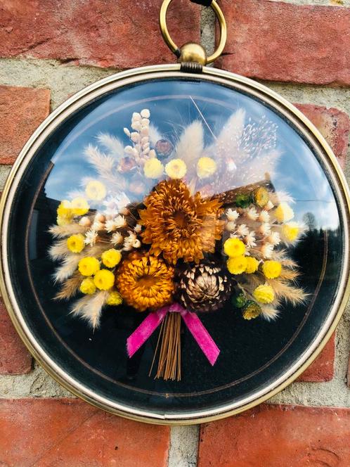 Artilux vintage decoratie hanger met droogbloemen, Huis en Inrichting, Woonaccessoires | Droogbloemen, Ophalen of Verzenden