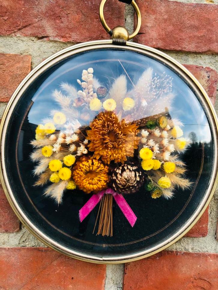 Artilux vintage decoratie hanger met droogbloemen, Huis en Inrichting, Woonaccessoires | Droogbloemen, Ophalen of Verzenden