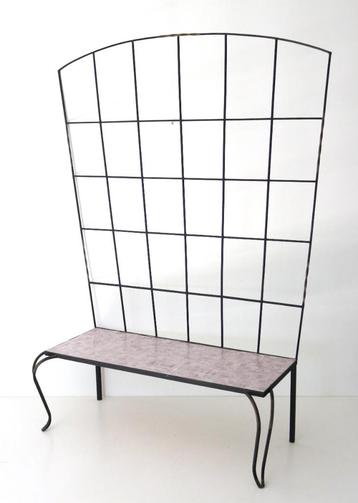 Rare sixties vintage mozaïek plantentafel beschikbaar voor biedingen