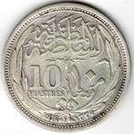 Egypte : 10 Piasters 1917 Zilver 0.833 KM#319 Ref 14838, Postzegels en Munten, Munten | Afrika, Zilver, Egypte, Ophalen of Verzenden
