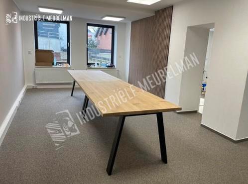 Industrieel Eiken Boomstam Bureau Tafels Vergadertafel PROMO, Maison & Meubles, Bureaux, Neuf, Bureau, Envoi