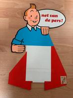 Présentoir de comptoir en carton Tintin 1966, Collections, Enlèvement ou Envoi, Tintin, Comme neuf, Image, Affiche ou Autocollant
