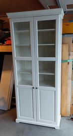 ️ Liatorp Ikea plank wit 2 glazen deuren, Ophalen of Verzenden, Zo goed als nieuw