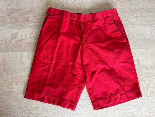 Bermuda / short Stijn Helsen Belgium, Rouge — L/50R — Cotton, Vêtements | Hommes, Pantalons, Comme neuf, Taille 52/54 (L), Rouge