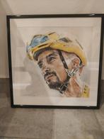 Unieke aquarel van Julian Alaphilippe, Antiek en Kunst, Kunst | Tekeningen en Fotografie, Ophalen