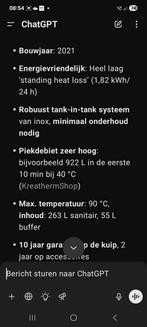 Heel goed werkende boiler, prijs is bespreekbaar, Ophalen, Zo goed als nieuw, Boiler