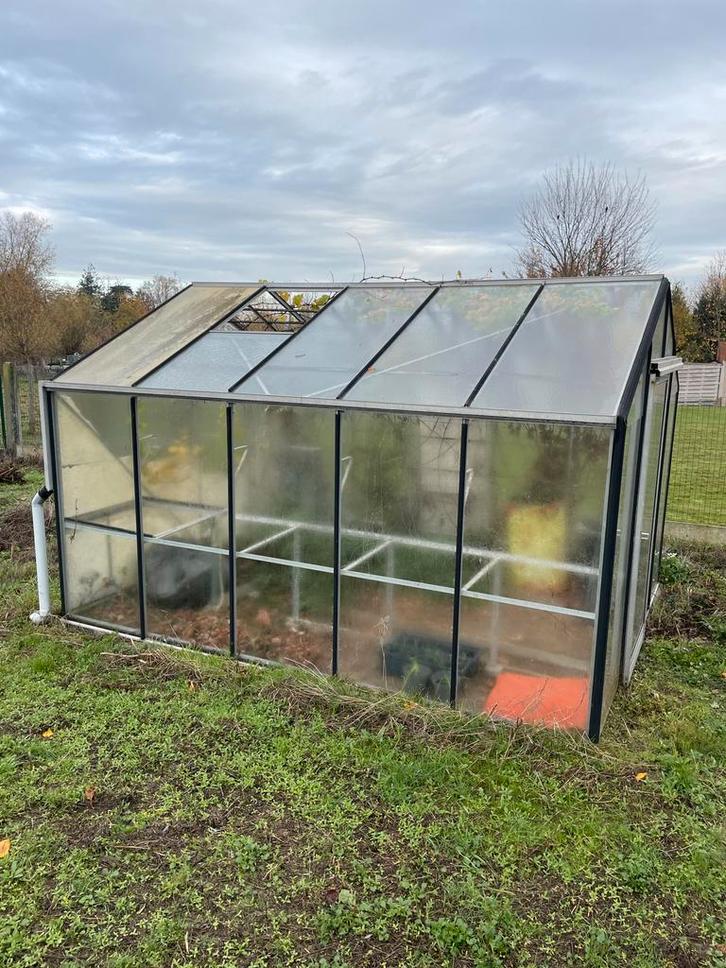 Serre in glas, Tuin en Terras, Kassen, Gebruikt, Glas, Ophalen