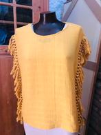 Top en lin taille M neuf, Jaune, Taille 38/40 (M), Neuf