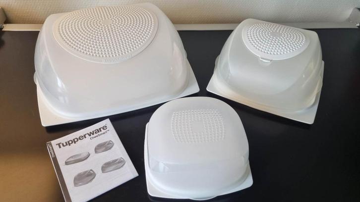 TUPPERWARE série de 3 Fromagères ou légumes blanc neuf, Maison & Meubles, Cuisine| Tupperware, Neuf, Autres types, Blanc, Envoi