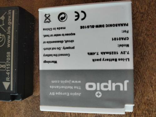 2 batterijen model DMWBLG10E (voor Lumix), Audio, Tv en Foto, Fotografie | Accu's en Batterijen, Zo goed als nieuw, Ophalen