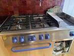 inox fornuis + dampkap electrolux, Elektronische apparatuur, Ophalen, Gebruikt, Tussenbouw, 4 kookzones