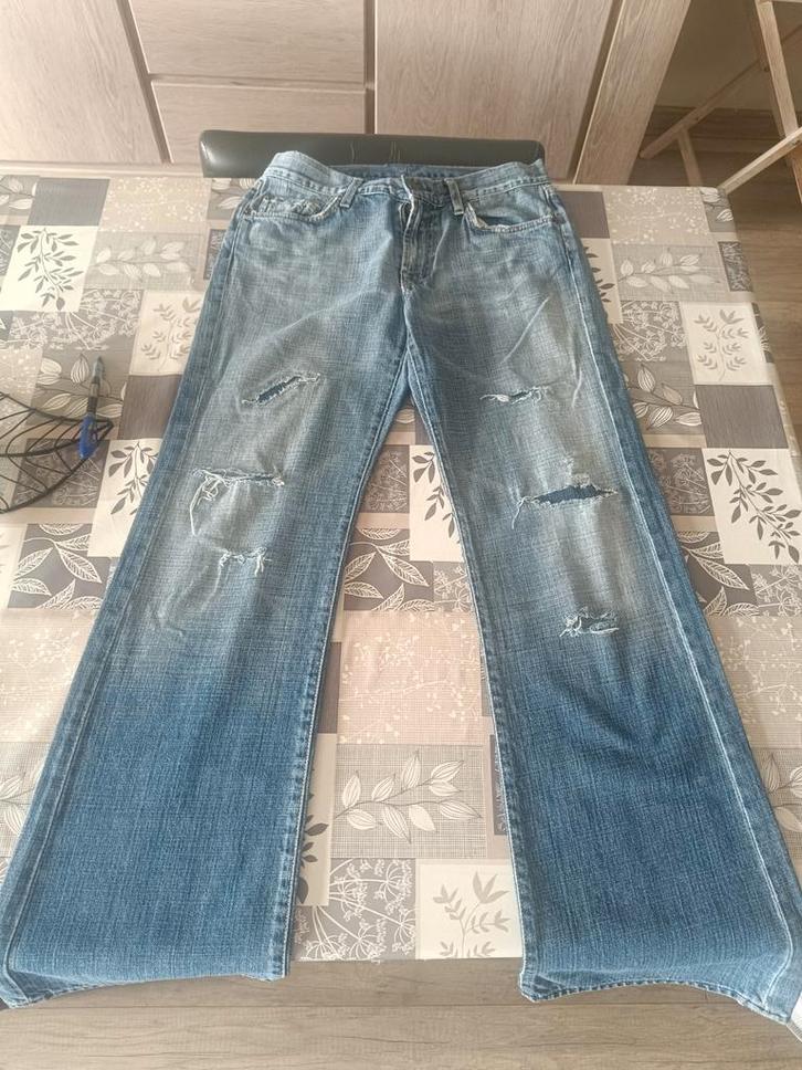 Jeansbroek merk zeven maat 31, Kleding | Heren, Spijkerbroeken en Jeans, Zo goed als nieuw, Ophalen